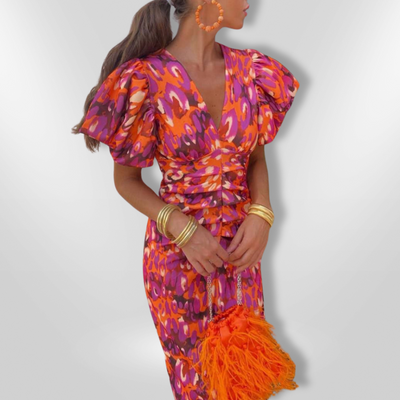 Flore | Robe Vibrante Fiesta - Bibi Chérie