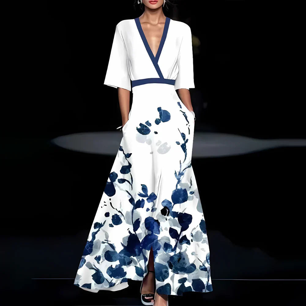 Viviane | Robe à imprimé floral - Bibi Chérie