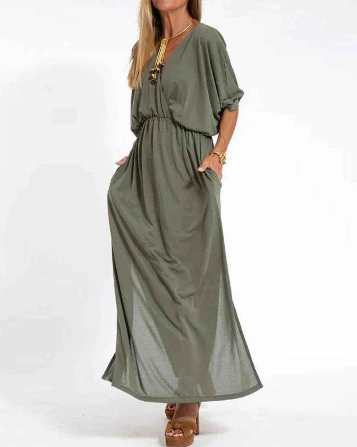 LANI - ROBE LONGUE VINTAGE - Bibi Chérie