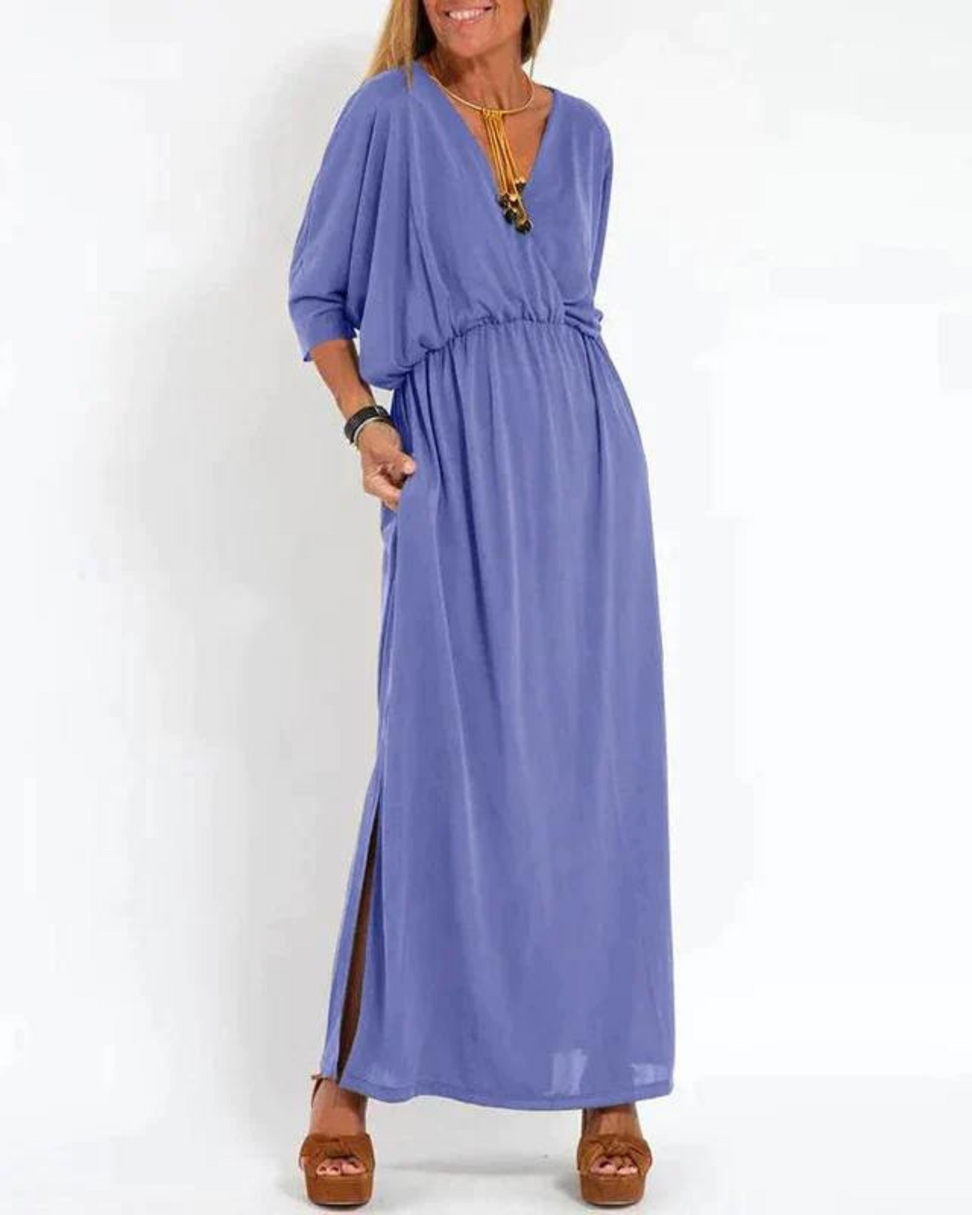 LANI - ROBE LONGUE VINTAGE - Bibi Chérie