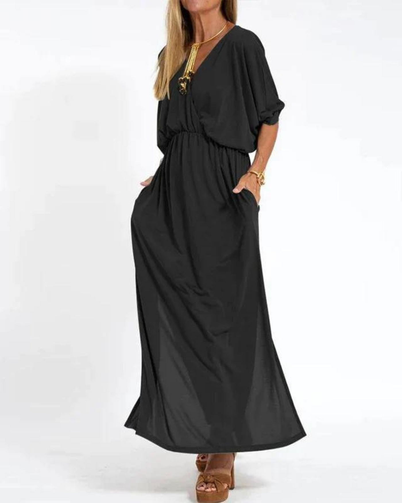 LANI - ROBE LONGUE VINTAGE - Bibi Chérie