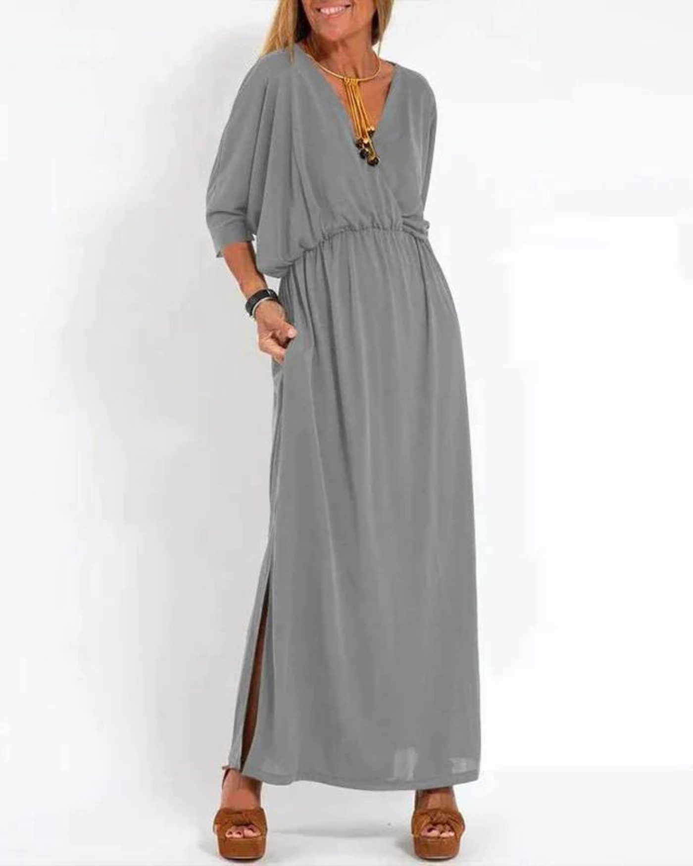 LANI - ROBE LONGUE VINTAGE - Bibi Chérie