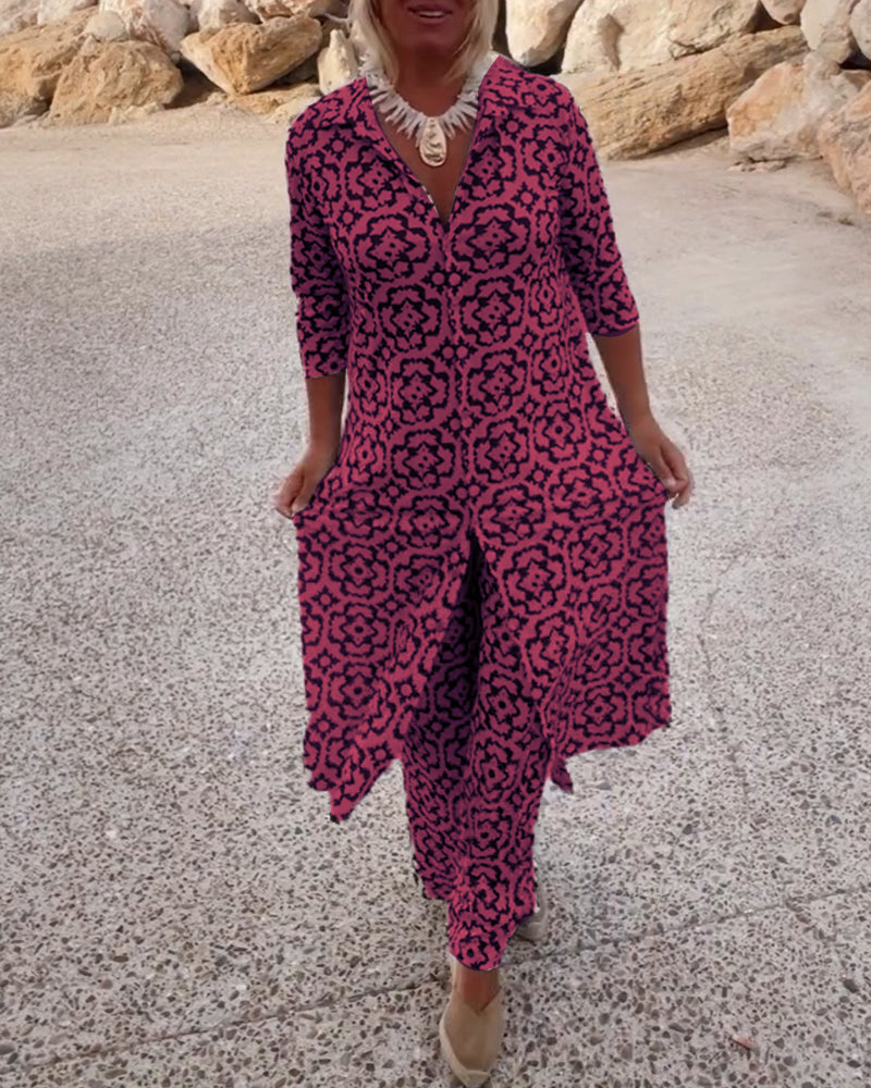 Élodie™ | Ensemble 2 pièces imprimé - Bibi Chérie