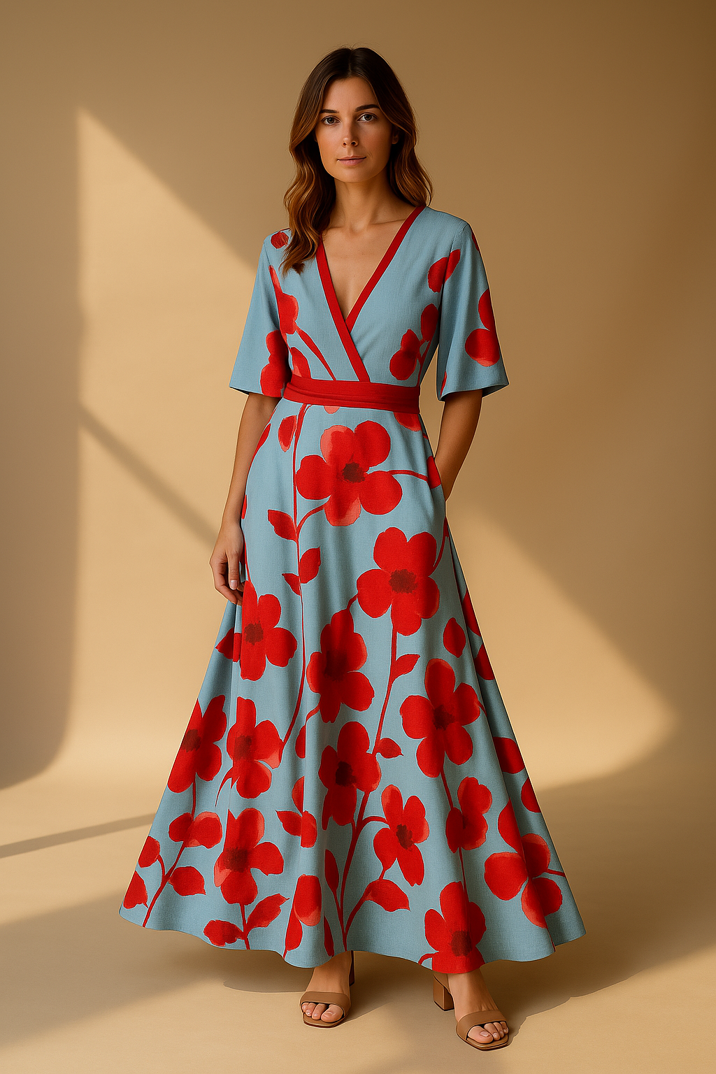 Viviane | Robe à imprimé floral - Bibi Chérie