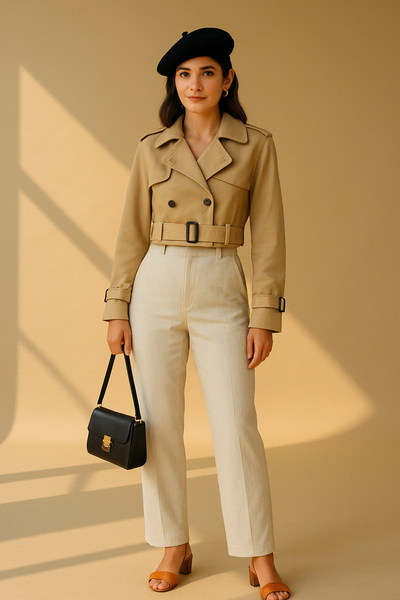 Valentine | Manteau Trench Élégant - Bibi Chérie