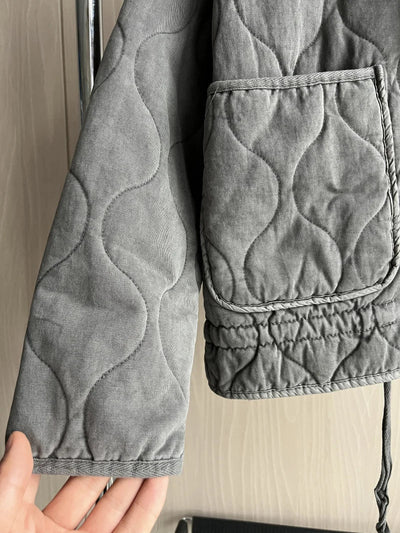 Véronique | Veste en Coton Matelassée Vintage - Bibi Chérie