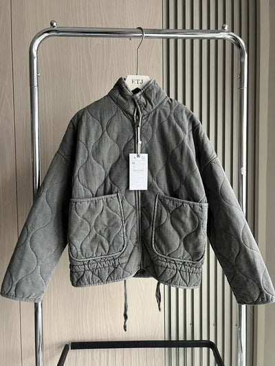 Véronique | Veste en Coton Matelassée Vintage - Bibi Chérie