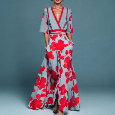 Viviane | Robe à imprimé floral - Bibi Chérie