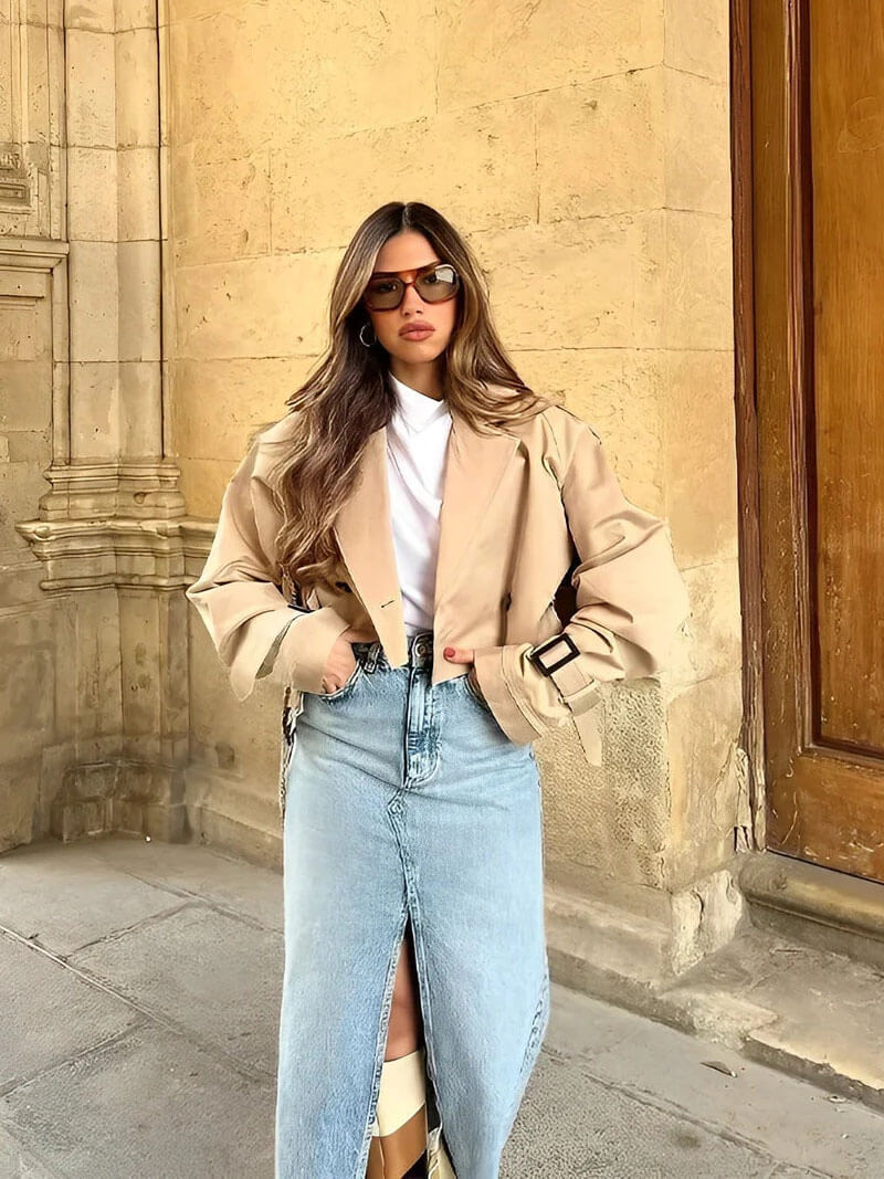 Valentine | Manteau Trench Élégant - Bibi Chérie