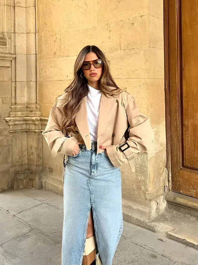 Valentine | Manteau Trench Élégant - Bibi Chérie