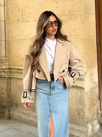 Valentine | Manteau Trench Élégant - Bibi Chérie