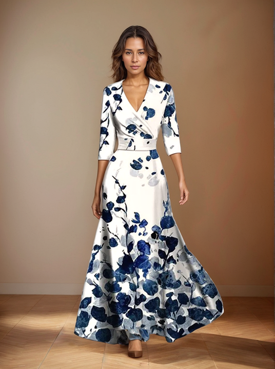 Viviane | Robe à imprimé floral - Bibi Chérie